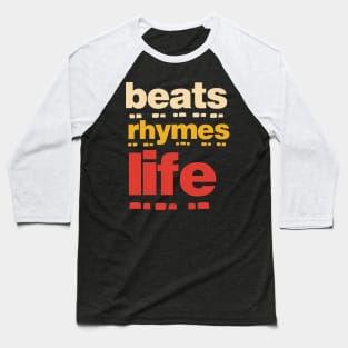 Beats Rhymes Life 41.0 Baseball T-Shirt